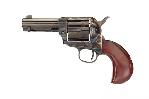 The Birdshead Cattleman features a small, curved birds-head grip made of smooth or checkered walnut. . Double action birds head revolver